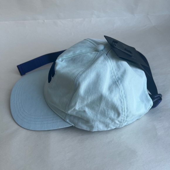 New Fenty Puma By Rihanna Embordered  F Cap Bay Mint Evening Blue Unisex Hat - Picture 13 of 14